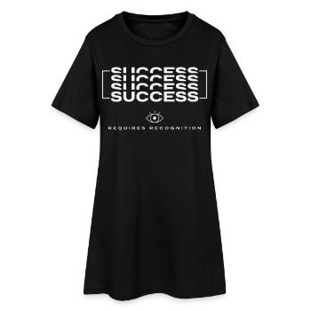Projecteur signature - Succès - Robe T-shirt Femme - noir - Devant