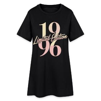 Anniversaire en édition limitée 1996 - Robe T-shirt Femme - noir - Devant