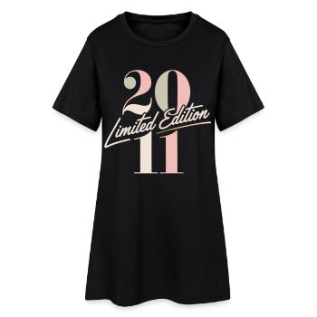 Édition limitée anniversaire 2011 - Robe T-shirt Femme - noir - Devant