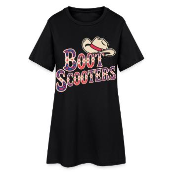 Boat Scooters Western Rodeo - Robe T-shirt Femme - noir - Devant
