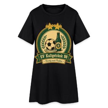 SV Kaltgetränk 98 - Frauen T-Shirt-Kleid - Schwarz - Vorne