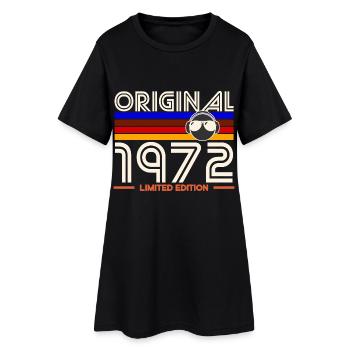 Original 1972 Édition limitée - Robe T-shirt Femme - noir - Devant