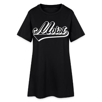 Mobiz Retro Script Logo - Robe T-shirt Femme - noir - Devant