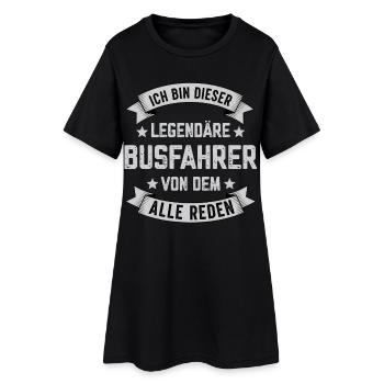 Ich bin dieser Legendäre Busfahrer Spruch - Frauen T-Shirt-Kleid - Schwarz - Vorne