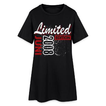 Édition limitée cadeau d’anniversaire de juin 2008 - Robe T-shirt Femme - noir - Devant