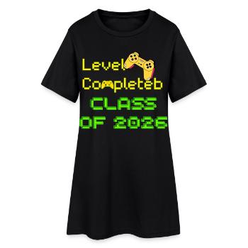 Niveau complété Cadeau de la promotion 2026 Gamer Grad - Robe T-shirt Femme - noir - Devant