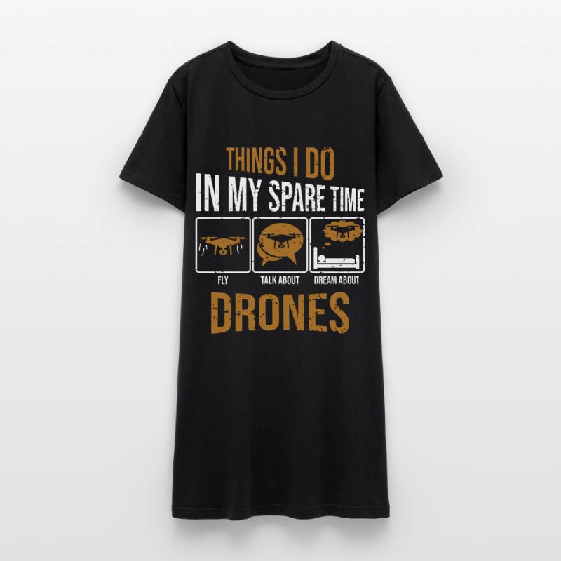 Courses de drones : choses que je fais avec ma machine de course de course Robe T-shirt Femme
