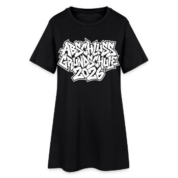 Graffiti de remise des diplômes de l’école primaire 2026 - Robe T-shirt Femme - noir - Devant
