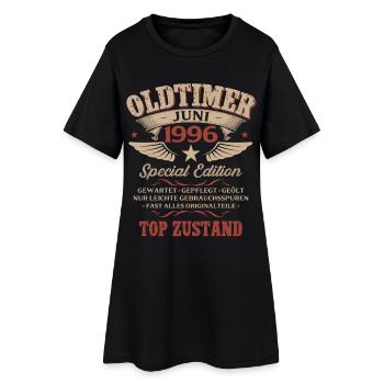 30. Geburtstag Geschenk Mann Oldtimer Juni 1996 - Frauen T-Shirt-Kleid - Schwarz - Vorne