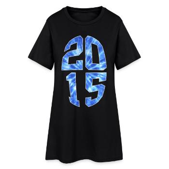 11 ANS 2015 11E ANNIVERSAIRE - Robe T-shirt Femme - noir - Devant