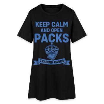 Restez calme et ouvert Packs Collectionneur de cartes à collectionner - Robe T-shirt Femme - noir - Devant