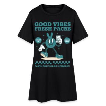 Fresh Packs Collect Em Unleash Power - Women’s T-Shirt Dress - black - Front