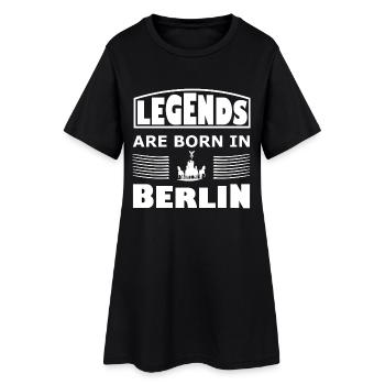 Legends born in Berlin - Women’s T-Shirt Dress - black - Front