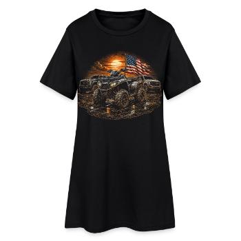 ATV Quad Biking Quad Quad Riders - Robe T-shirt Femme - noir - Devant