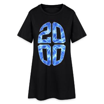 26 ANS 2000 26E ANNIVERSAIRE - Robe T-shirt Femme - noir - Devant