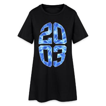 23 YEARS OLD 2003 23RD BIRTHDAY - Women’s T-Shirt Dress - black - Front