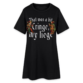 C’était un peu mon suzerain médiéval - Robe T-shirt Femme - noir - Devant