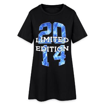 ÉDITION LIMITÉE 2014 12 ANS 12E ANNIVERSAIRE - Robe T-shirt Femme - noir - Devant