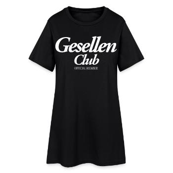 Membre officiel du Journeymen Club - Robe T-shirt Femme - noir - Devant