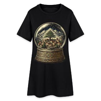 Lebanon Lebanese - Women’s T-Shirt Dress - black - Front