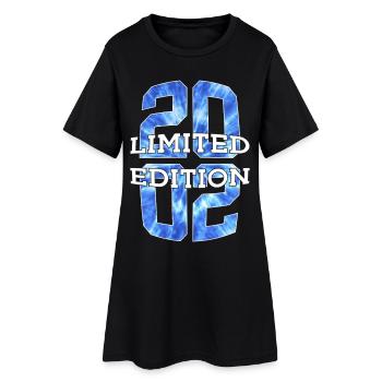 ÉDITION LIMITÉE 2002 24 ANS 24E ANNIVERSAIRE - Robe T-shirt Femme - noir - Devant