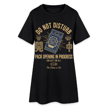 Ne pas interrompre l’ouverture de paquets en cours de trading - Robe T-shirt Femme - noir - Devant