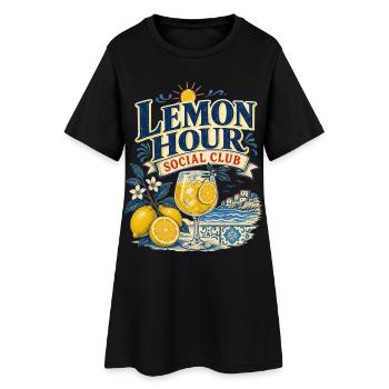 Acrumes Soirée du Club Social Estival Tenue de plage - Robe T-shirt Femme - noir - Devant