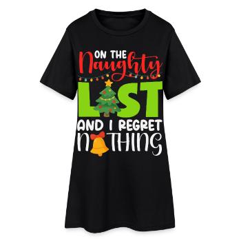 Funny Christmas Christmas Gift Xmas Shirt - Women’s T-Shirt Dress - black - Front