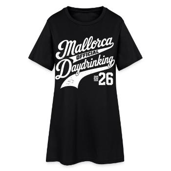 Malle 2026 Majorque Daydrinking 2026 - Robe T-shirt Femme - noir - Devant