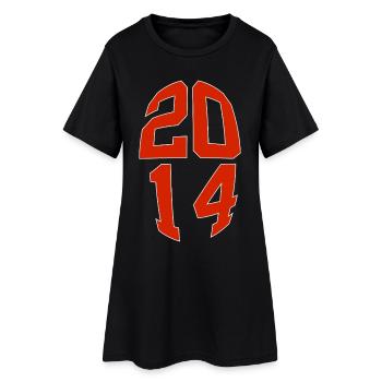 12 YEARS OLD 2014 12TH BIRTHDAY - Women’s T-Shirt Dress - black - Front