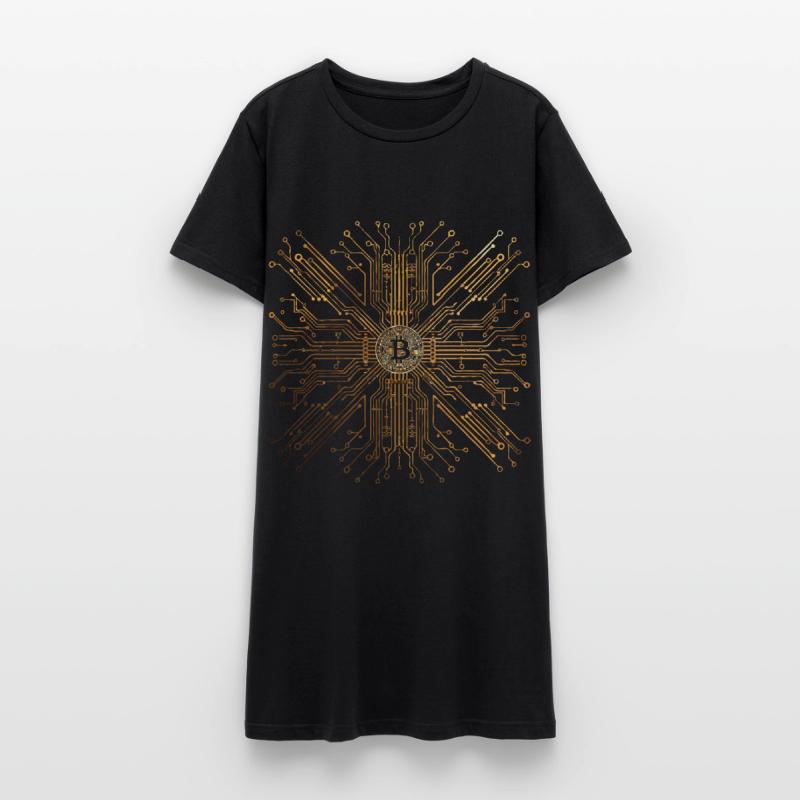 Platine Core cpu Computer Nerd pc humor geek code Frauen T-Shirt-Kleid