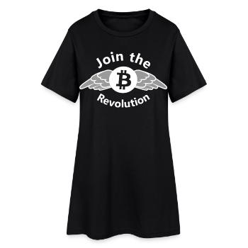 Révolution BitWings - Robe T-shirt Femme - noir - Devant