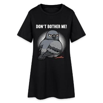 Ne me dérangez pas Pigeons Pigeons Amateurs de pigeons - Robe T-shirt Femme - noir - Devant