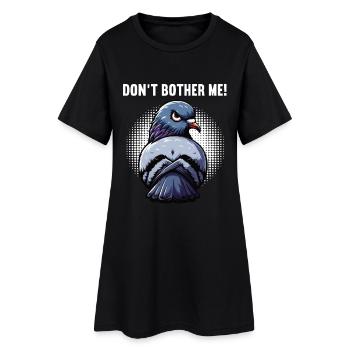 Ne me dérangez pas Pigeons Pigeons Amateurs de pigeons - Robe T-shirt Femme - noir - Devant