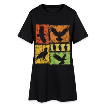 Eagle Retro Graphic - Robe T-shirt Femme - noir - Devant