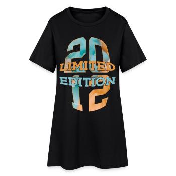 ÉDITION LIMITÉE 2012 14 ANS 14E ANNIVERSAIRE - Robe T-shirt Femme - noir - Devant