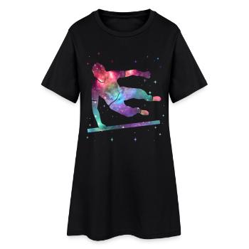 Parkour spatial Freerunner Course Enfants Freerunning Freerunning - Robe T-shirt Femme - noir - Devant