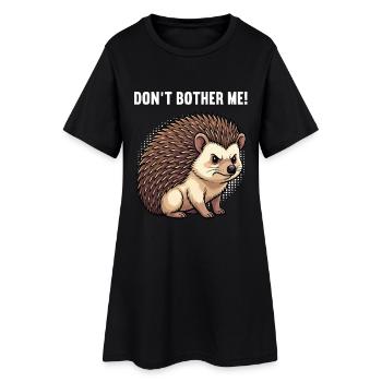 Ne me dérange pas hérisson hérisson amoureux hérisson Dard hérisson - Robe T-shirt Femme - noir - Devant