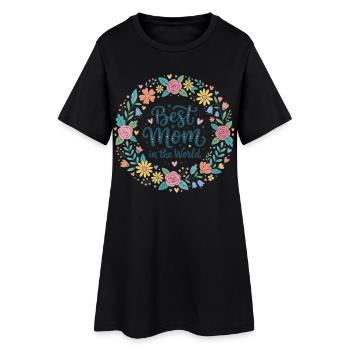 Best Mom - Robe T-shirt Femme - noir - Devant