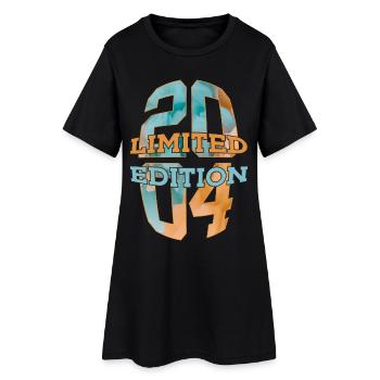 LIMITED EDITION 2004 22 YEARS 22ND BIRTHDAY - Women’s T-Shirt Dress - black - Front