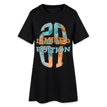 ÉDITION LIMITÉE 2001 25 ANS 25E ANNIVERSAIRE - Robe T-shirt Femme - noir - Devant