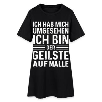 Malle 2026 Ich hab mich umgesehen ich bin der... - Frauen T-Shirt-Kleid - Schwarz - Vorne