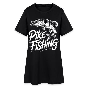 Piquets sauteurs - Robe T-shirt Femme - noir - Devant