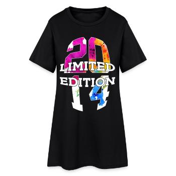 ÉDITION LIMITÉE 2014 12 ANS 12E ANNIVERSAIRE - Robe T-shirt Femme - noir - Devant