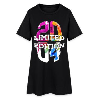 ÉDITION LIMITÉE 2004 22 ANS 22E ANNIVERSAIRE - Robe T-shirt Femme - noir - Devant