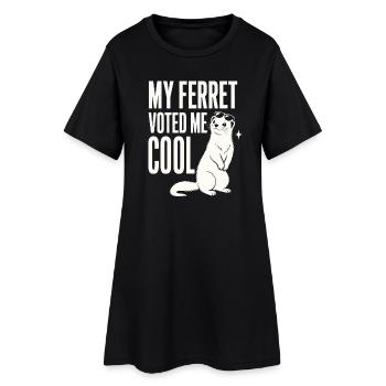 MON FURET M’A VOTÉ COOL - Robe T-shirt Femme - noir - Devant