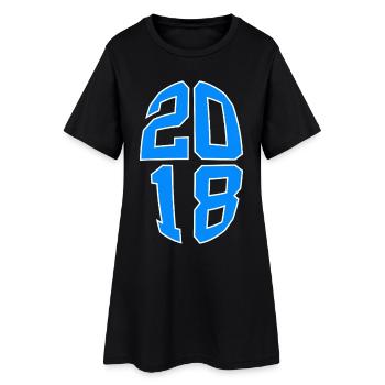 8 ANS 2018 8E ANNIVERSAIRE - Robe T-shirt Femme - noir - Devant