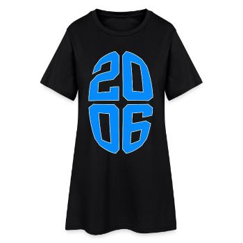 20 ANS 2006 20E ANNIVERSAIRE - Robe T-shirt Femme - noir - Devant