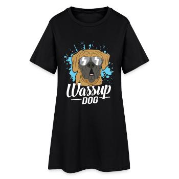 quoi de neuf Chien drôle Cadeau cool pour l’amoureux du chien - Robe T-shirt Femme - noir - Devant