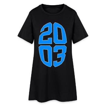 23 YEARS OLD 2003 23RD BIRTHDAY - Women’s T-Shirt Dress - black - Front